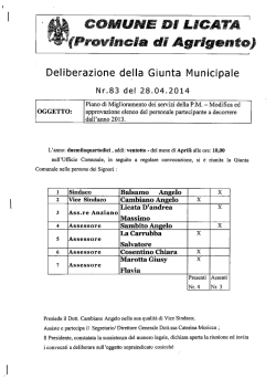 COMUNE DI LICATA (Provincia di Agrigento)