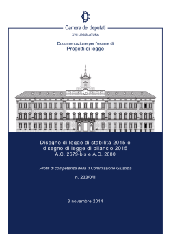 SERVIZIO STUDI - Dipartimento di Informatica e Sistemistica