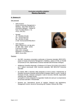 Monica Bartolini - Bologna Business School