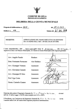 Delibera di Giunta n.469