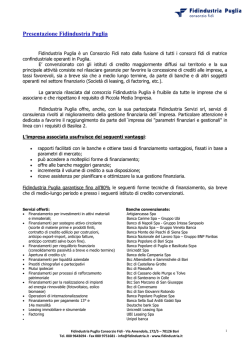 Presentazione Fidindustria