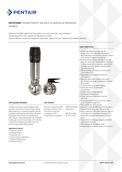 Keystone Butterfly Valves, Figure 250/251 Wafer