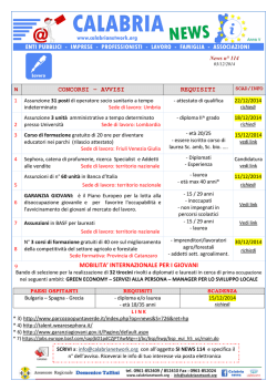 News n. 114 del 03.12.2014