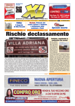 Rischio declassamento