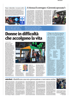 Milano Sette - Fondazione Ambrosiana per la Vita