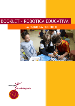 Booklet La Robotica per tutti