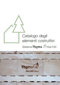 Catalogo degli elementi costruttivi Thoma Holz100