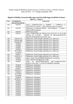 Presidenza del Consiglio dei Ministri