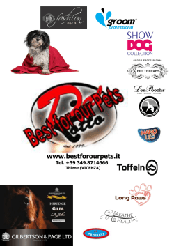 Catalogo Generale Best for Our Pets