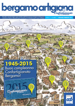 Bergamo Artigiana - gennaio/febbraio 2015