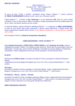 SCHEDA ALBERGHIERA COMPLETA