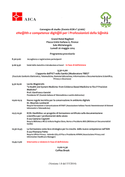Bozza evento eHealth_e competenze digitali per i