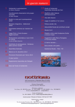 Visualizza rivista in PDF - Associazione Pensionati e ex dipendenti