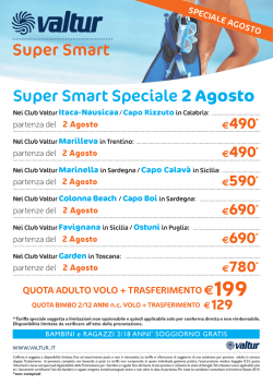 Super Smart Super Smart Speciale 2 Agosto