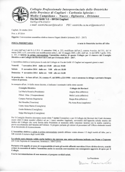 Scarica la convocazione