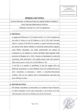 Perizia - Vendite Giudiziali