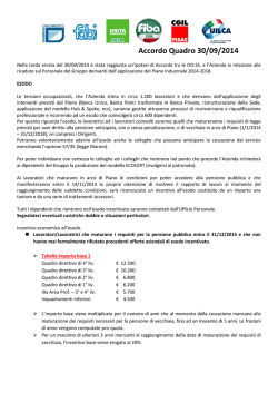 Piano Industriale 2014/2018
