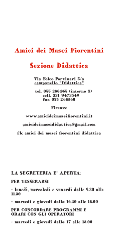 Scarica il programma in formato pdf