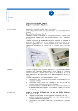 presentazione e programma - Fondazione Architetti Treviso