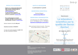 Programma del seminario