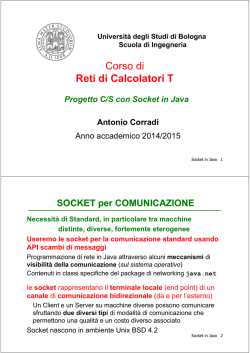 Programmazione di rete in Java - LIA Home Page