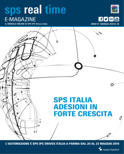 gennaio 2014 n. 26 - SPS IPC Drives Italia