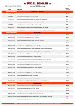 AmericanClassic - listino febbraio 2014