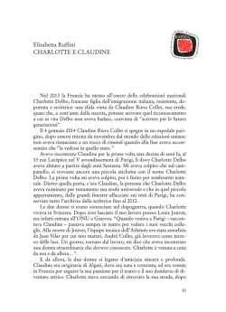 Elisabetta Ruffini, Charlotte e Claudine