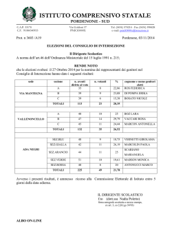 Organi collegiali scuola infanzia - Istituto Comprensivo Pordenone
