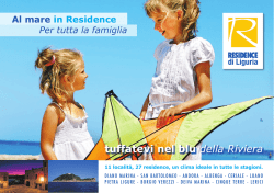 tuffatevi nel blu della Riviera