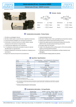 BROCHURE ELETTROVALVOLE Sirca