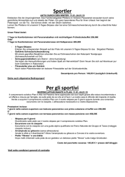 Sportler Per gli sportivi