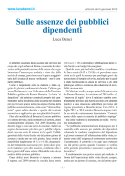 Assenze per malattia sito