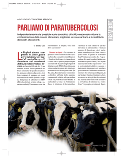 PARLIAMO DI PARATUBERCOLOSI