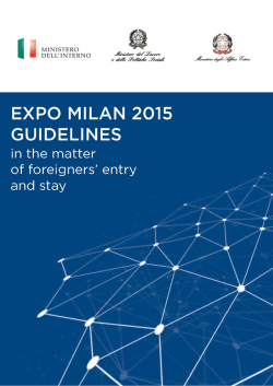 entry and stay - Ministero Interno