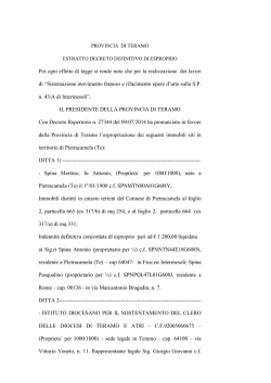 Estratto decreto