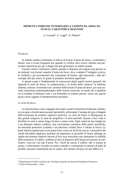 MEDICINA FORENSE VETERINARIA E LESIONI