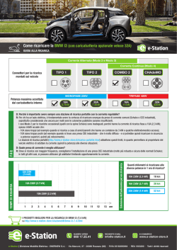 Come ricaricare la BMW i3 con caricabatteria 32A - e