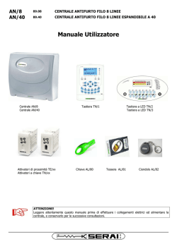 Manuale Utilizzatore