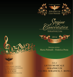 scarica qui! - Complesso Scolastico Seraphicum