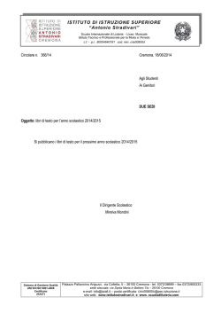 366 circ libri di testo 2014-2015