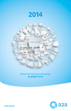 Relazione finanziaria semestrale al 30 giugno 2014