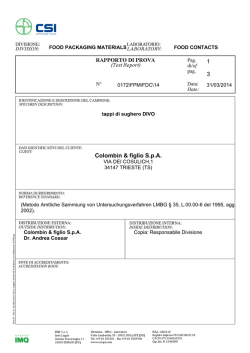 Cessioni ammine aromatiche primarie (PDF