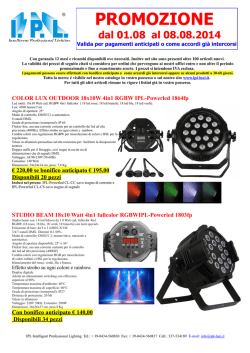 PROMOZIONE - Evectors