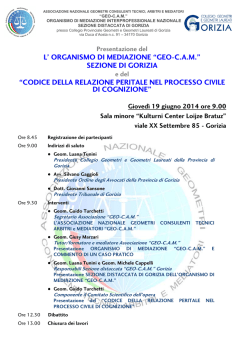 geo-cam - COLLEGIO GEOMETRI di GORIZIA