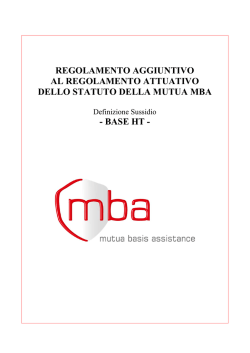 Condizioni Base HT - CRAL Gruppo Unipol