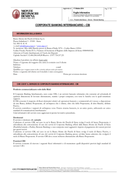 corporate banking interbancario &ndash; cbi