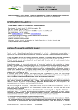 CHIANTICONTO ONLINE
