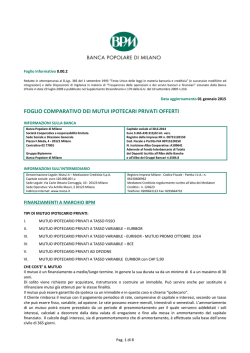 Fogli informativi WeBank