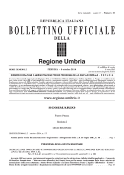BUR Umbria - Serie generale